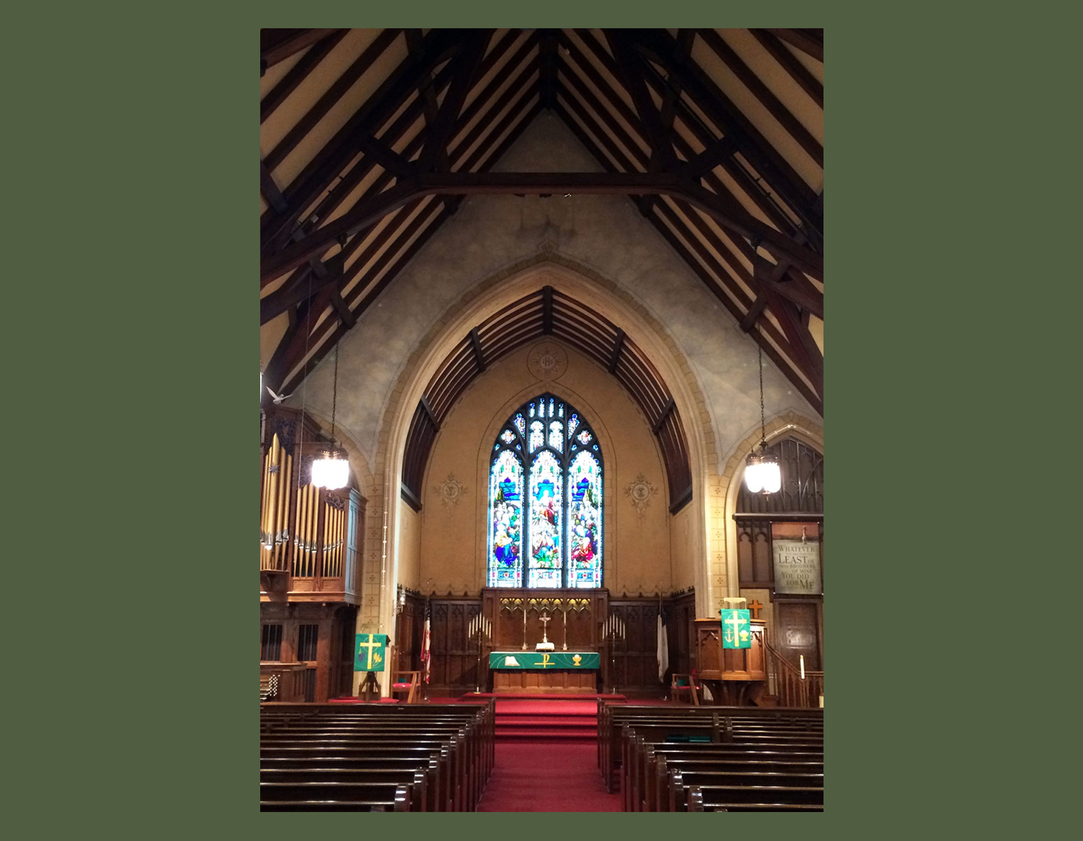 Peace Lutheran Church sanctuary, Hutchinson MN